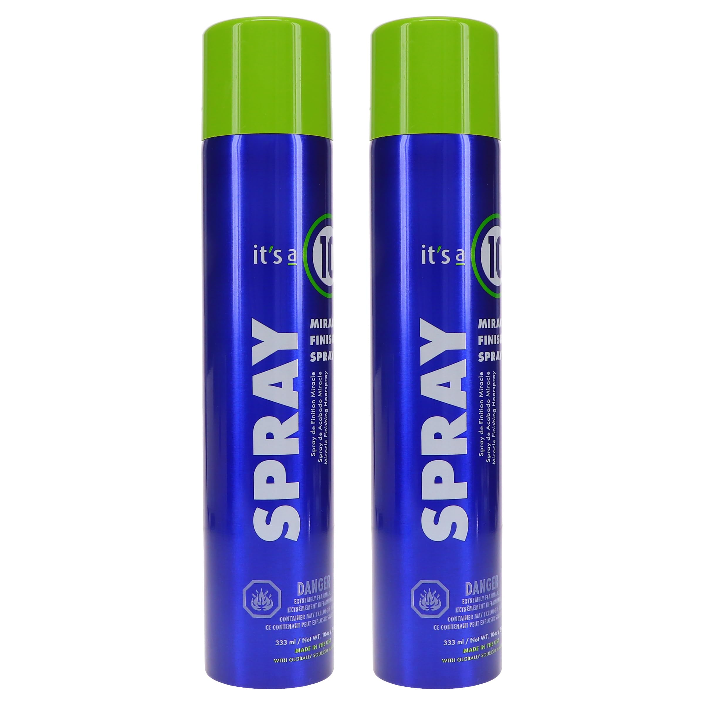 Its a 10 Miracle Finishing Spray spray mist fast-drying for salon-style finish