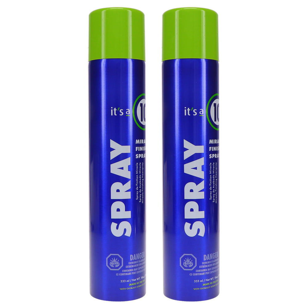 Its a 10 Miracle Finishing Spray spray mist fast-drying for salon-style finish