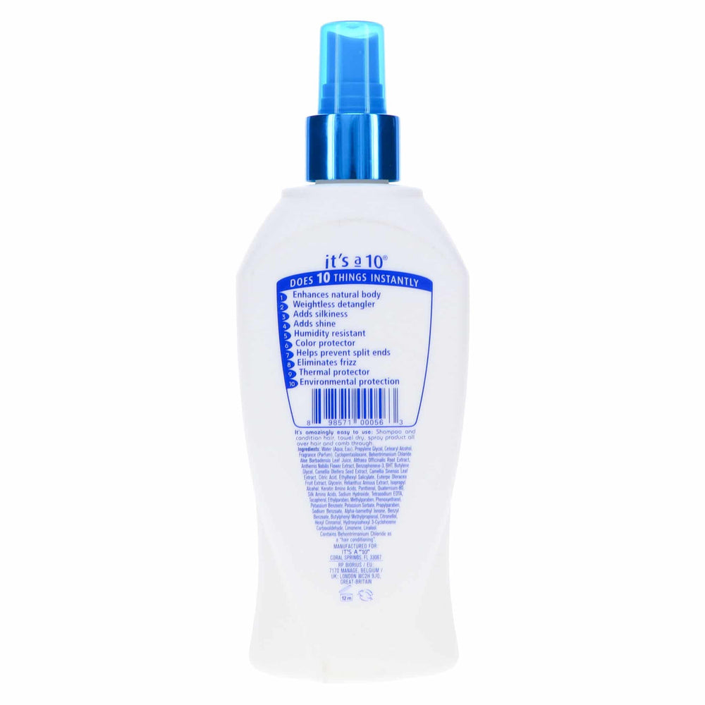 Its A 10 Miracle Leave-In Lite spray mist for easy styling and humidity resistance