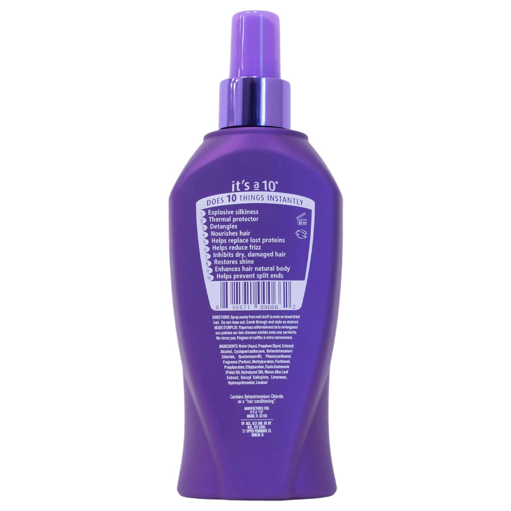 It's A 10 Silk Express Leave-In smooths braids for sleek styling.