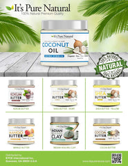 It's Pure Natural coconut oil versatile DIY skincare use and blends.