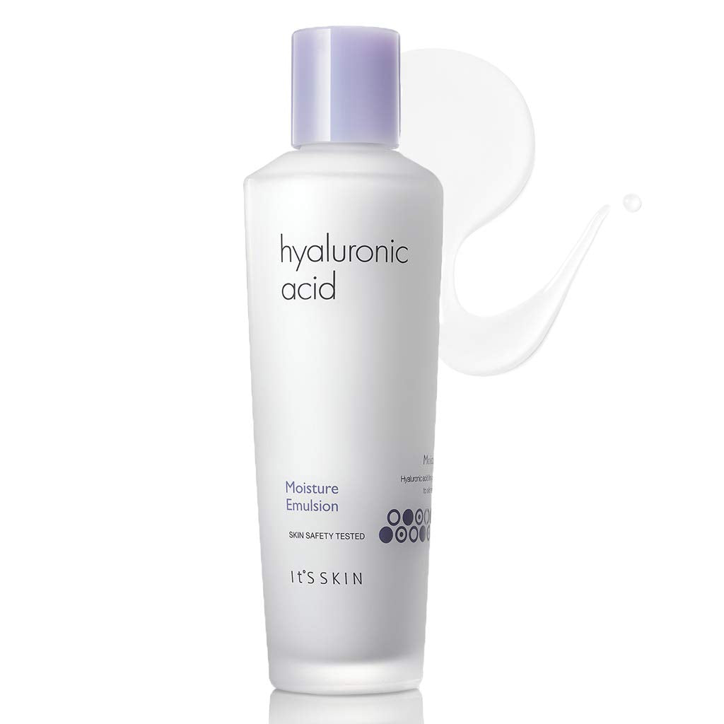 Its Skin Hyaluronic Acid Moisture Emulsion bottle front for deep hydration.