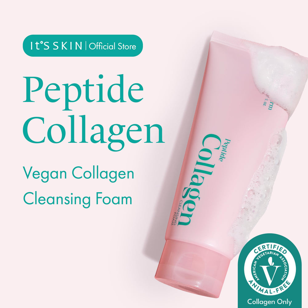 Foamy lather from Its SKIN cleanser forming light and airy bubbles