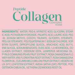 Retail display of Its SKIN Peptide Collagen Cleansing Foam packaging