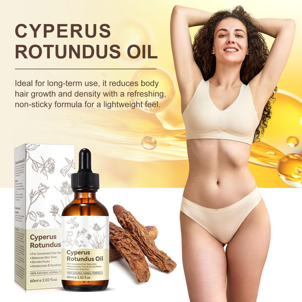 ITSDAWN Cyperus Rotundus Oil drop on skin, fast-absorbing for a soft feel.