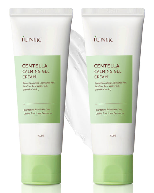IUNIK Centella 70% Calming Gel Cream bottle soothing sensitive skin