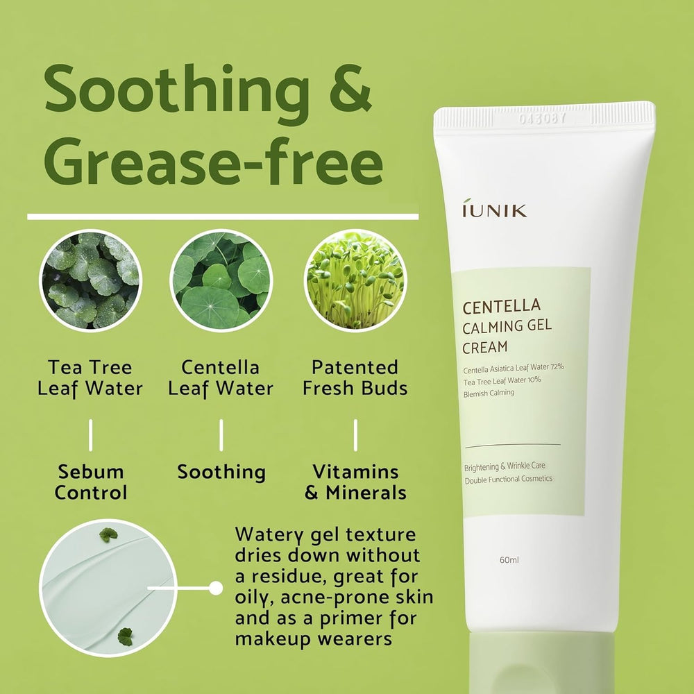 IUNIK Centella Asiatica Leaf Water ingredient close-up