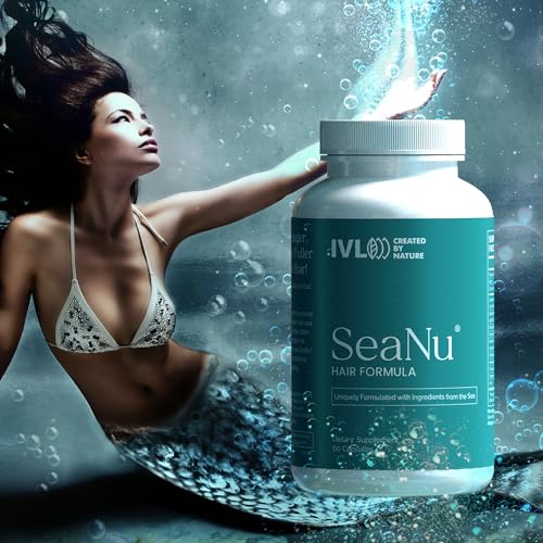 IVL SeaNu Hair bottle with sunlight highlights potential for vibrant hair.
