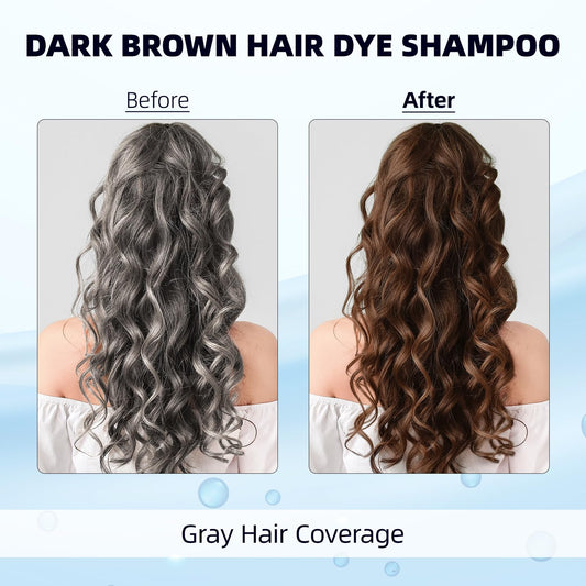 Ivnil 3-in-1 formula close-up highlights shampoo, dye, and conditioner benefits