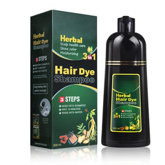 Ivnil Augeo Instant Hair Color Shampoo bottle showing 3-in-1 color, cleanse, and condition benefits