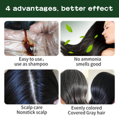 Close-up of Ivnil Augeo herbal formula ingredients in the shampoo