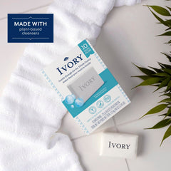Ivory bar soap in a bathroom setting for simple cleansing rituals