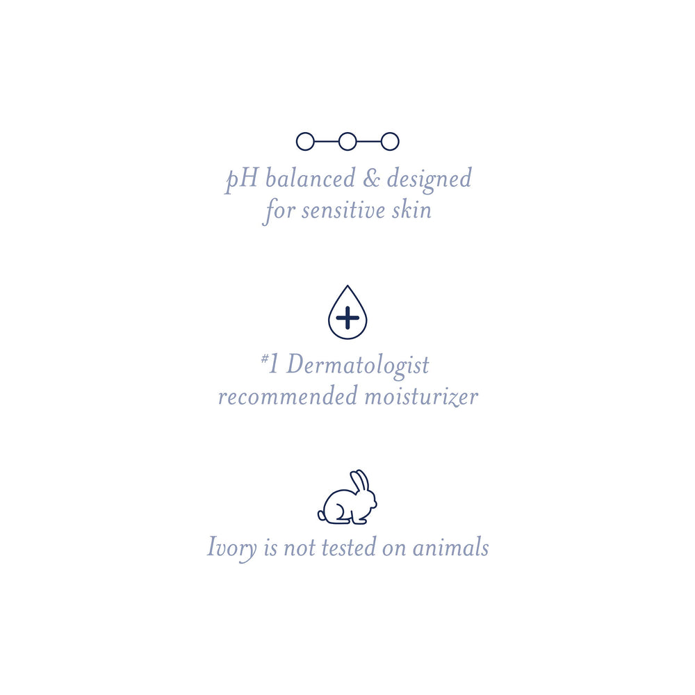 Ivory brand heritage emphasizes pure, purposeful ingredients for skin care.