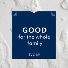 Ivory family bath time scene emphasizes gentle formula for all ages