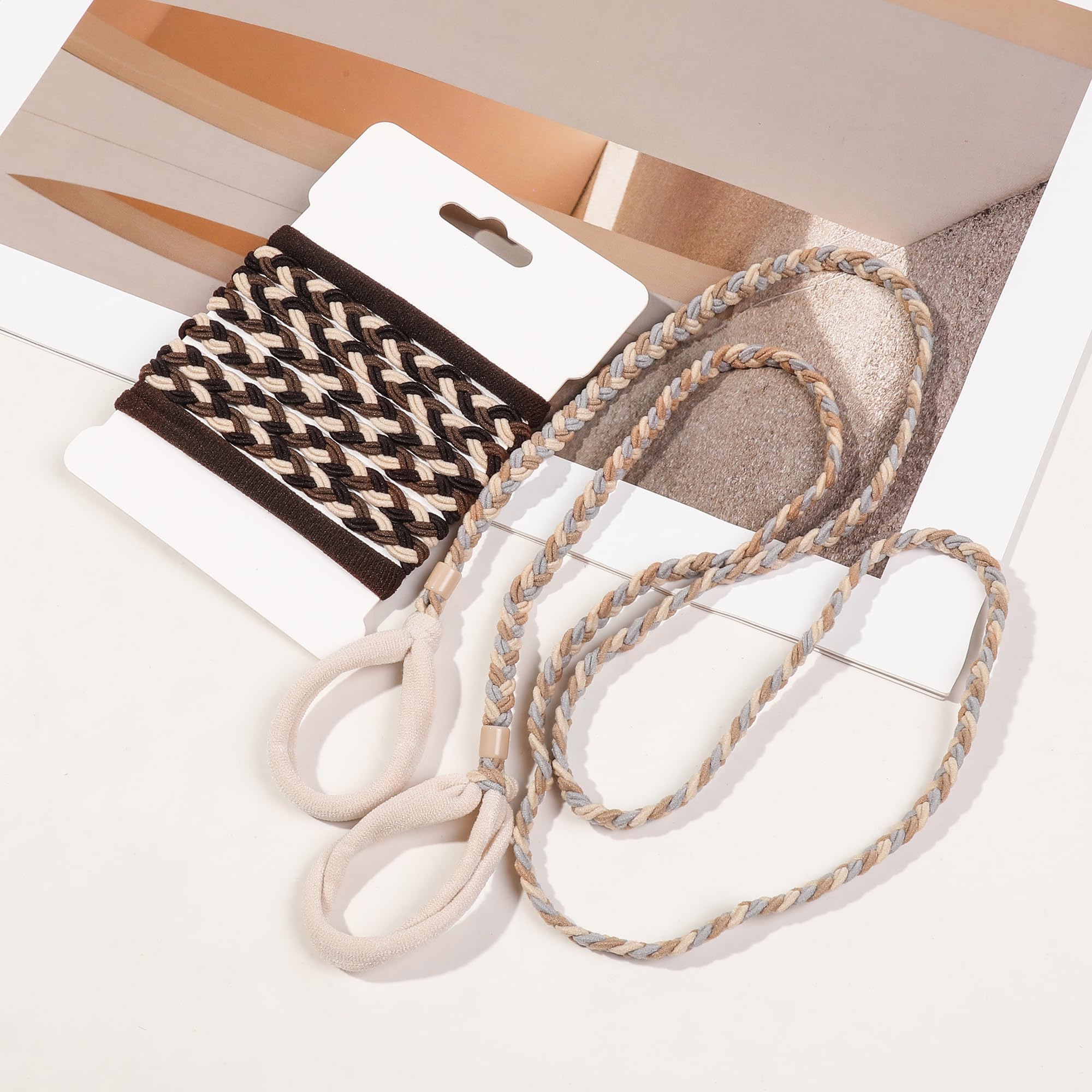 Ivyu braided wrap-around ponytail demonstrates quick, comfortable styling.