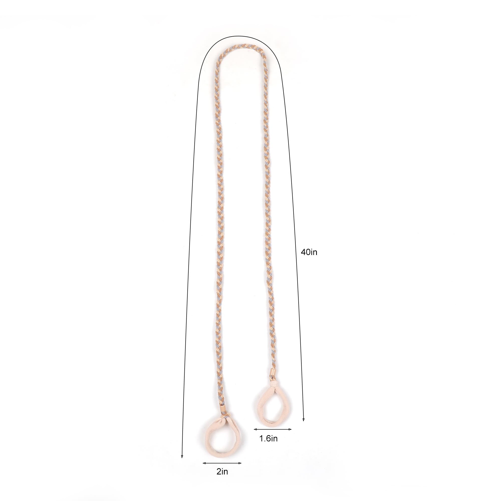 Ivyu sport hair ties provide a secure fit even in windy conditions.