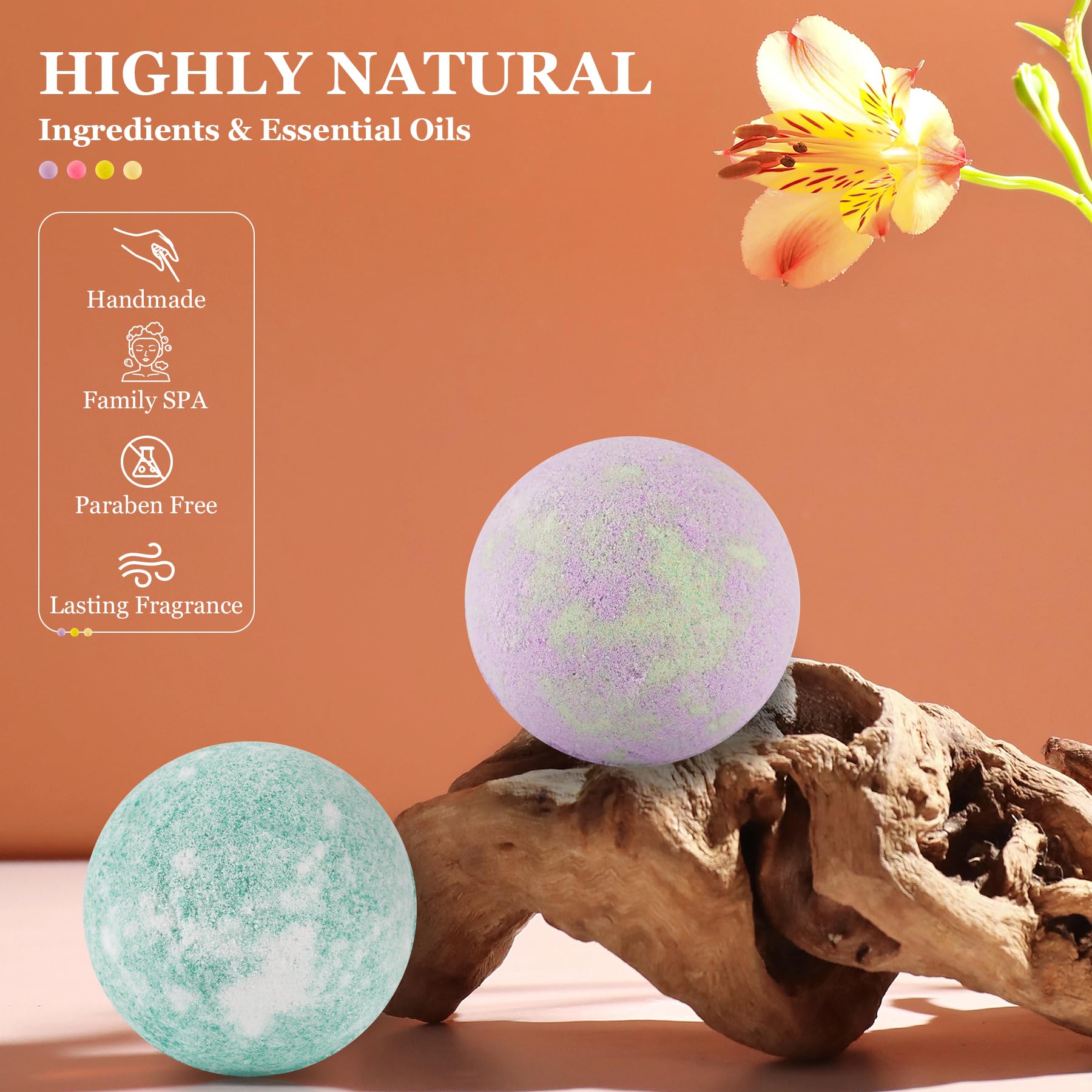IvyWorkshop-10-scents showcase Rose, Lavender, Ocean in vibrant, visual display.