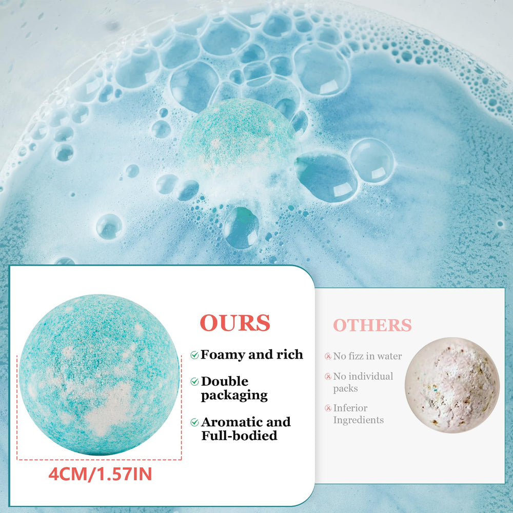 IvyWorkshop cinnamon-scented bath bomb dissolves in warm water for a cozy aroma.