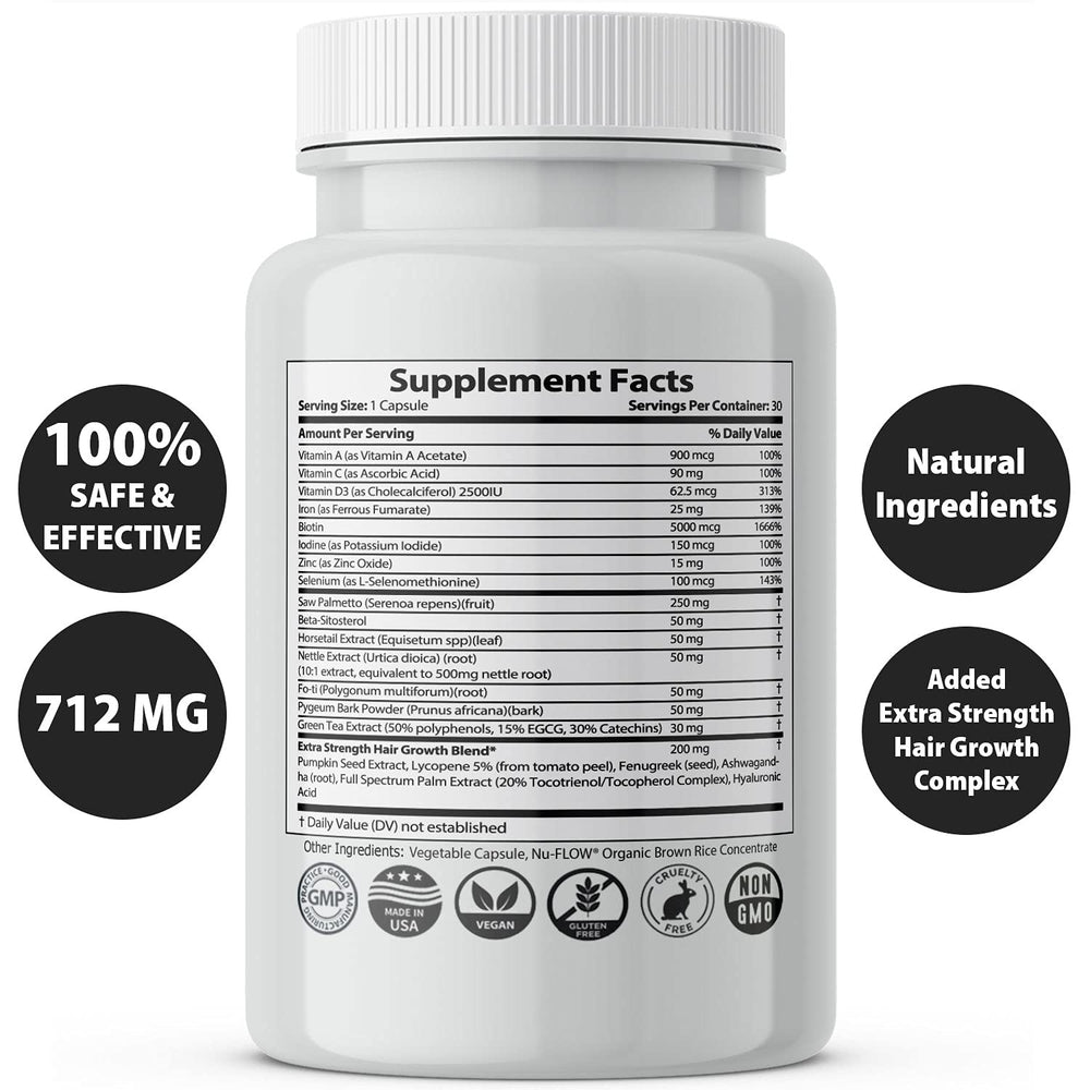 Finanutride capsules close-up, convenient daily supplement for hair health support.