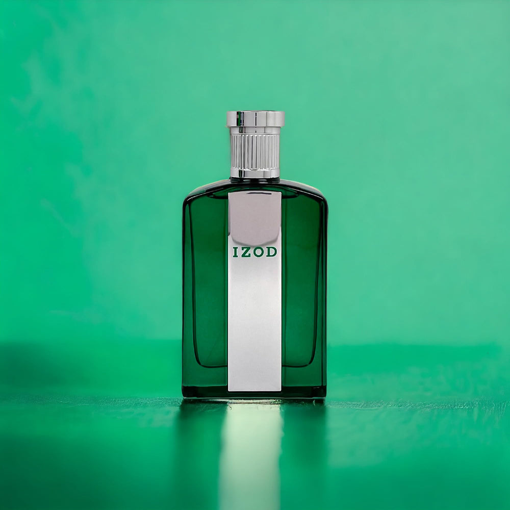 Izod Legacy Green packaging box suggests a gift-ready presentation