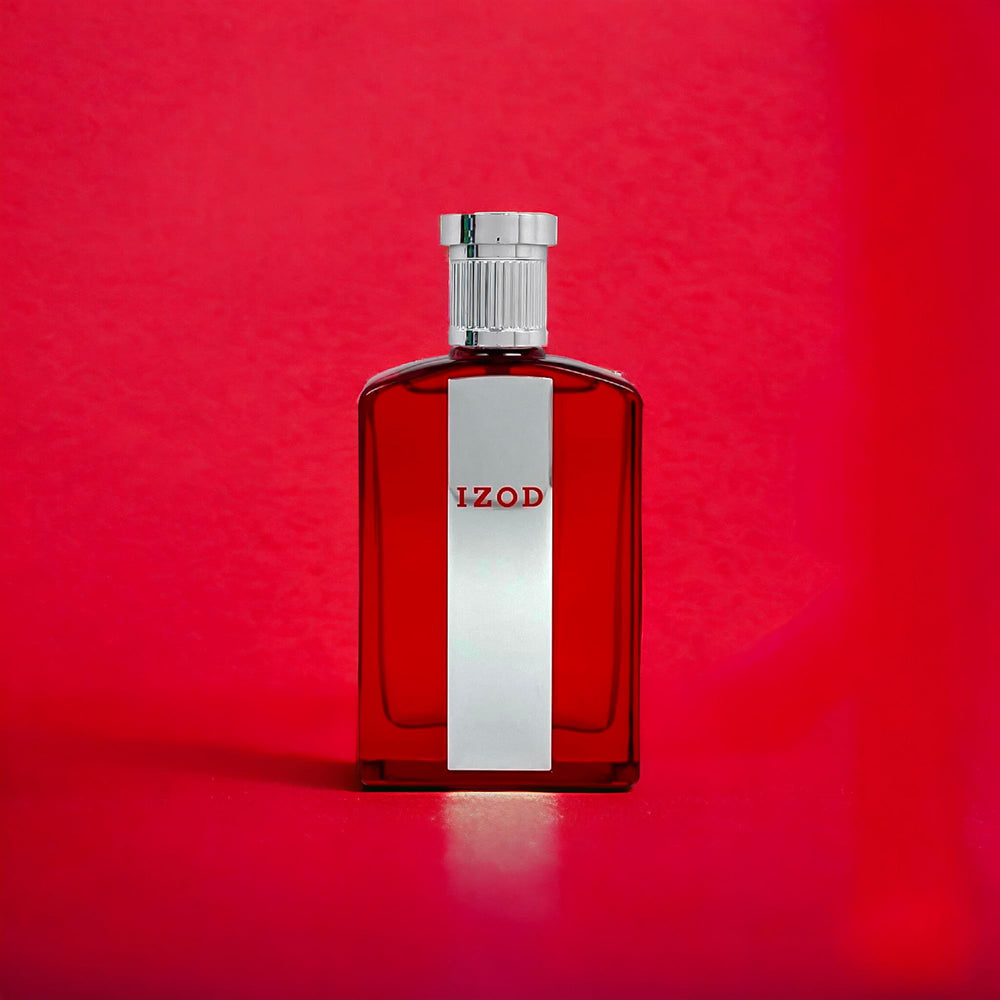 Izod Legacy Red packaging box, premium presentation for gifting