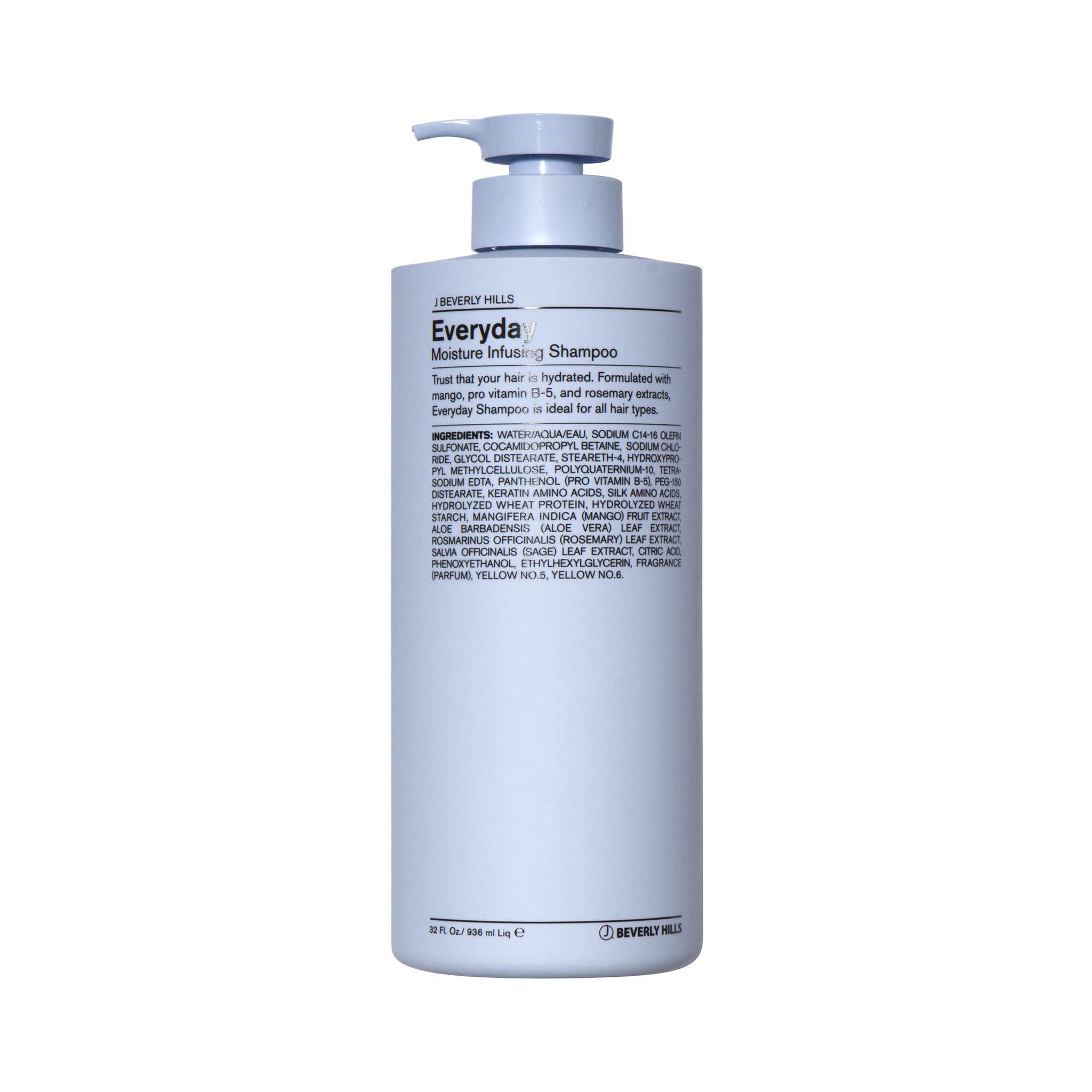 J Beverly Hills Blue Blonde Toning Shampoo bottle front view for toning and conditioning.