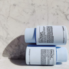 J Beverly Hills Blue Crazy Curl serum pump dispense enables easy application