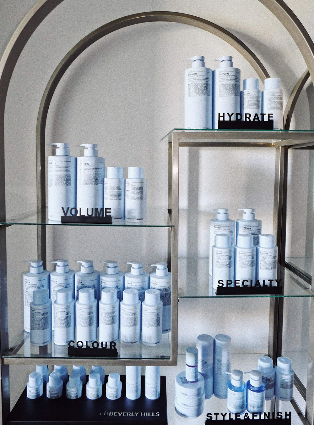 Applying J Beverly Hills Blue Fragile to ends