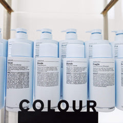 Shampoo lather from J Beverly Hills demonstrates gentle cleansing action.