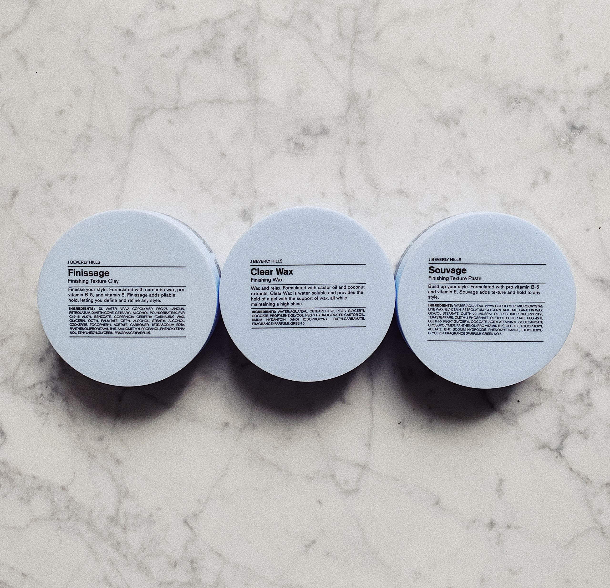 J Beverly Hills Blue Souvage Paste finish look with vitamin E.