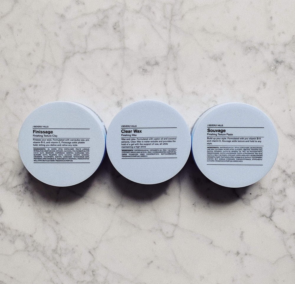 J Beverly Hills Blue Souvage Paste finish look with vitamin E.