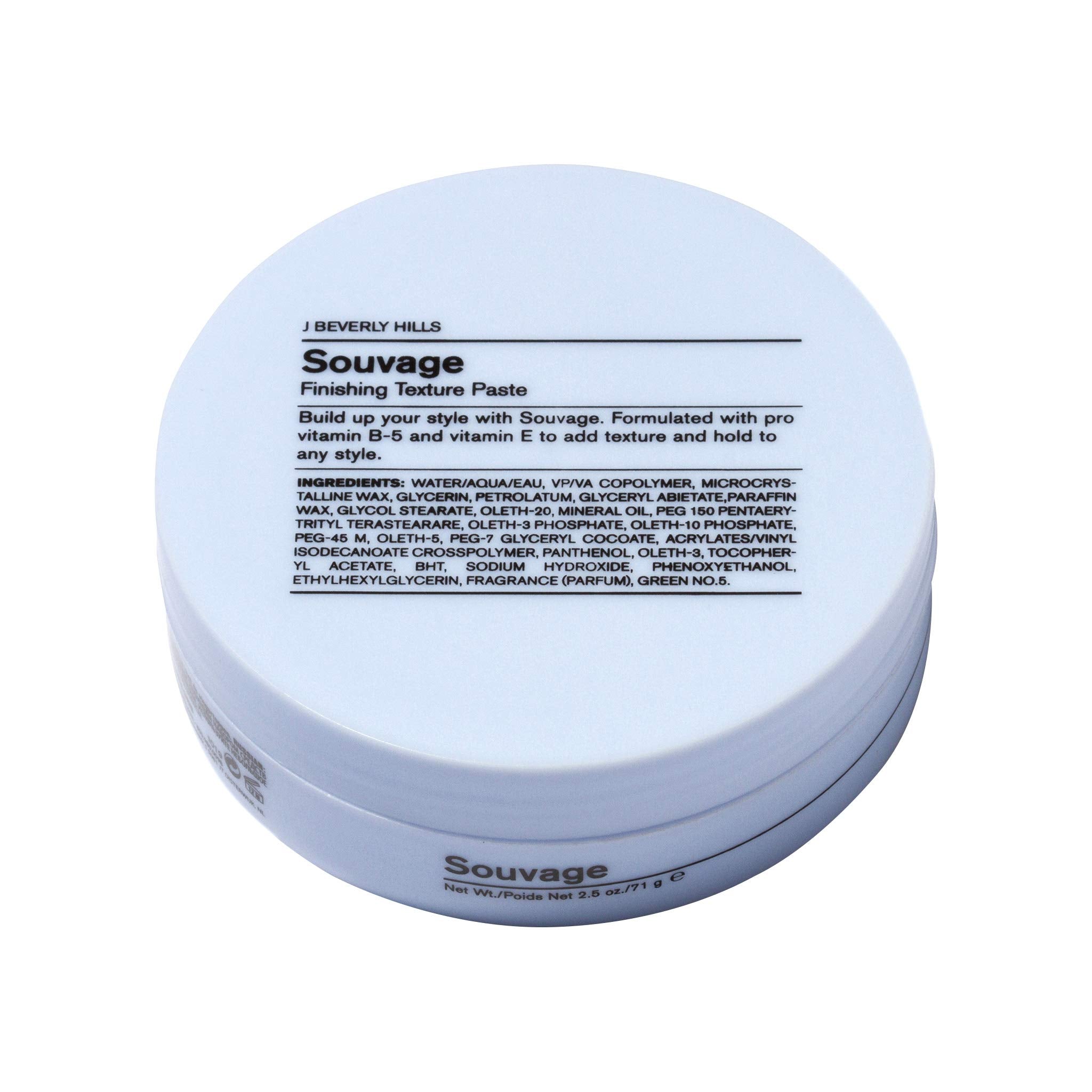 J Beverly Hills Blue Souvage Paste tube ready for quick styling.
