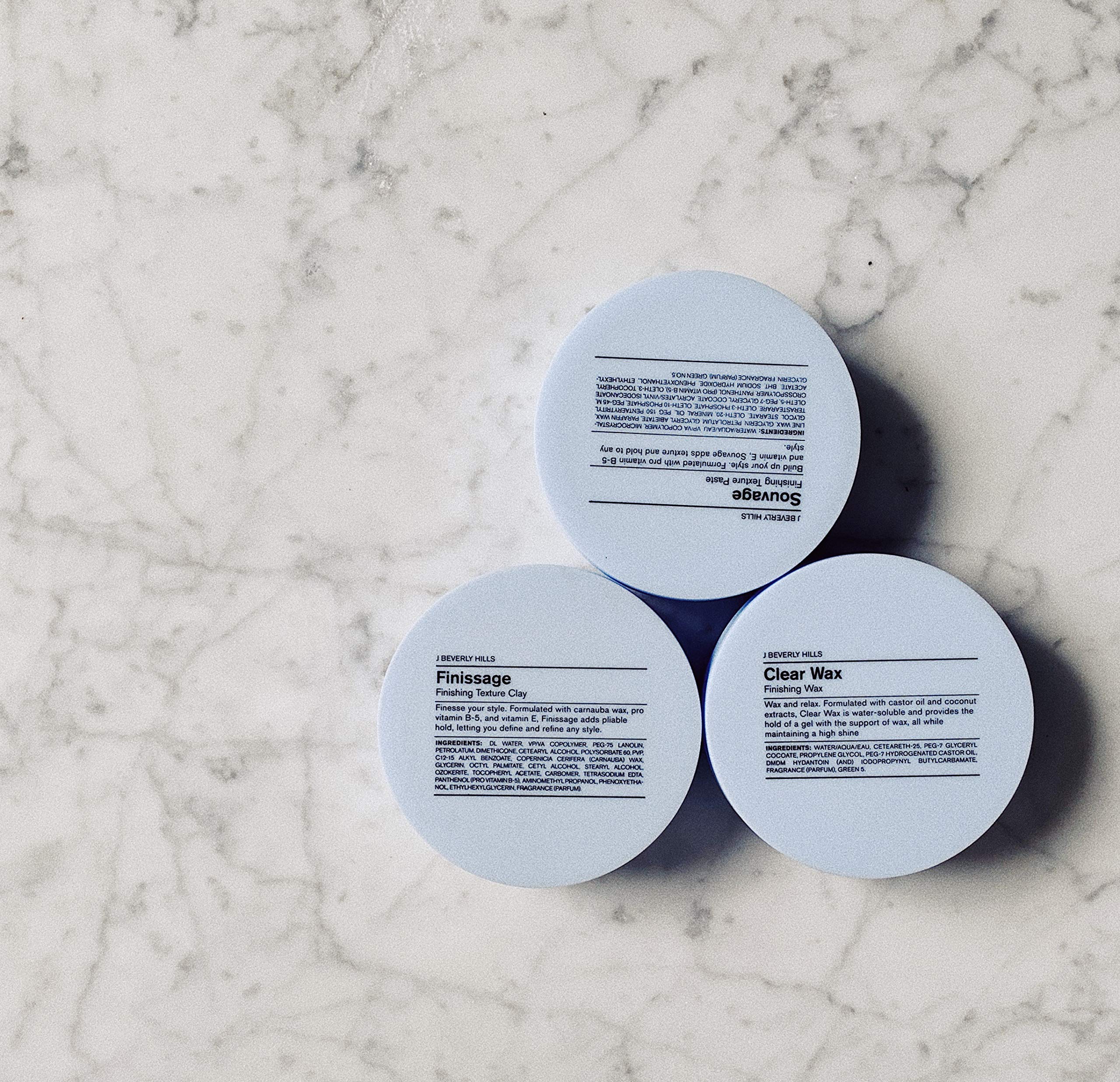 J Beverly Hills close-up of carnauba wax highlight in Finissage formula