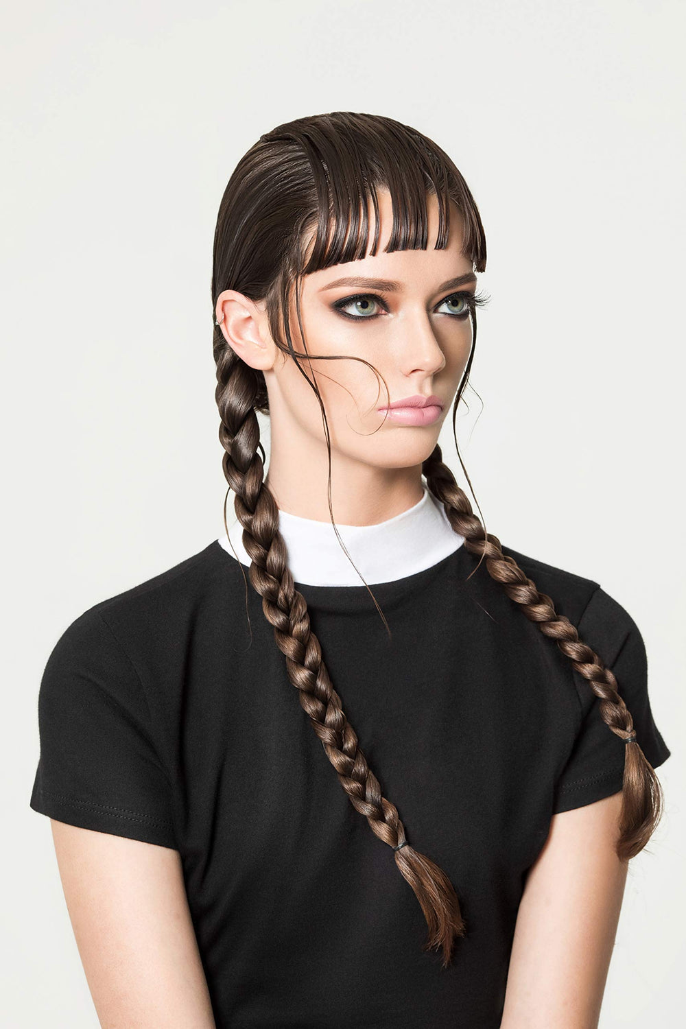 Applying J Beverly Hills Finissage on damp hair demonstrates easy distribution and flexible styling
