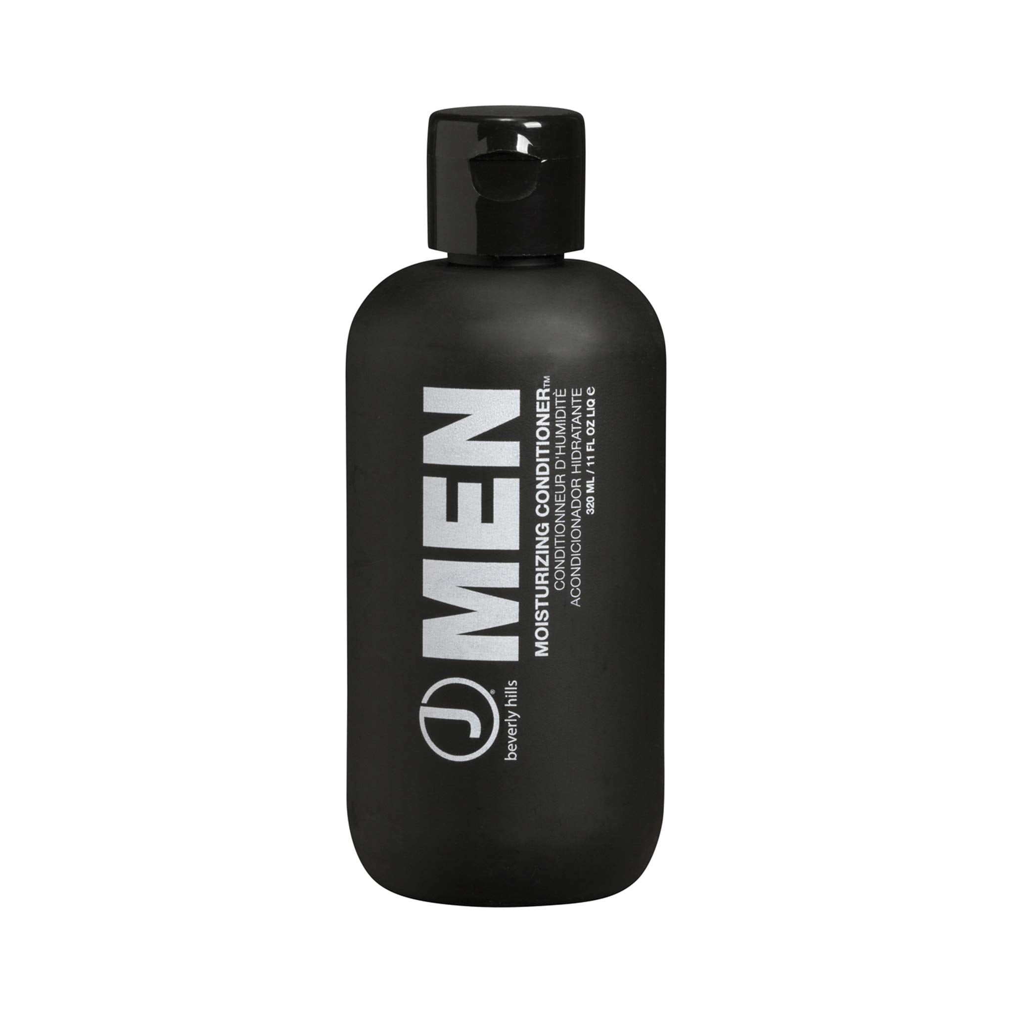 J Beverly Hills Men Moisturizing Conditioner bottle pour for hydration and manageability