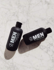 J Beverly Hills Men Moisturizing Conditioner rich-cream texture improves detangling and shine