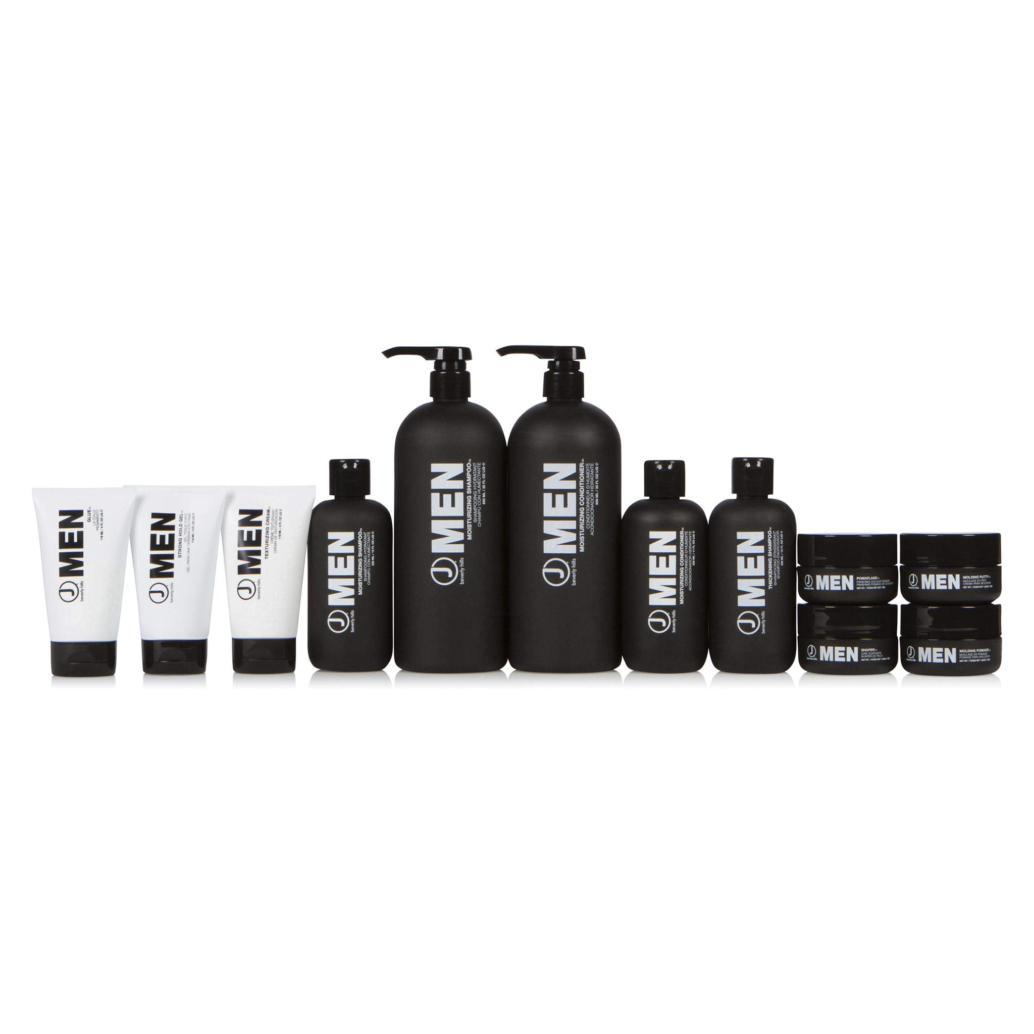 J Beverly Hills Men's Mint Shampoo scalp massage scene suggests a refreshed scalp.