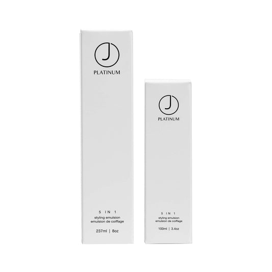 J Beverly Hills Platinum Revive Oil bottle with pour spout for easy, precise application.