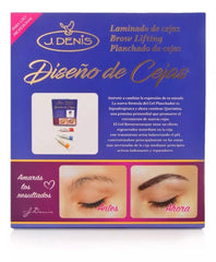 J. Denis applicator brush for precise brow shaping during lamination