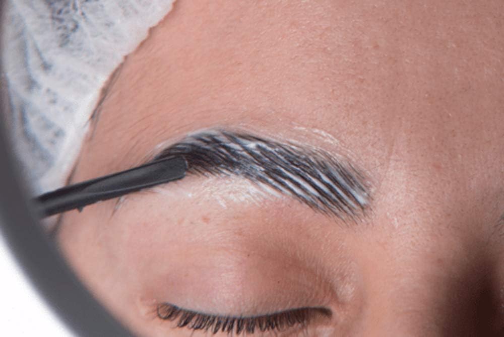 At-home setup with J. Denis brow care delivering salon-quality results