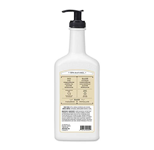 J.R. Watkins Coconut Milk and Honey lotion texture close-up, creamy moisturization.