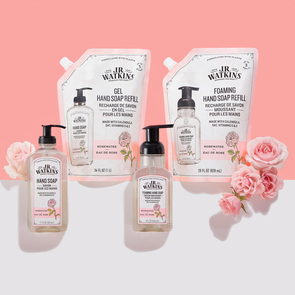 Shea butter beside the Rosewater soap suggesting extra hydration after wash.