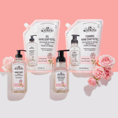 Shea butter beside the Rosewater soap suggesting extra hydration after wash.