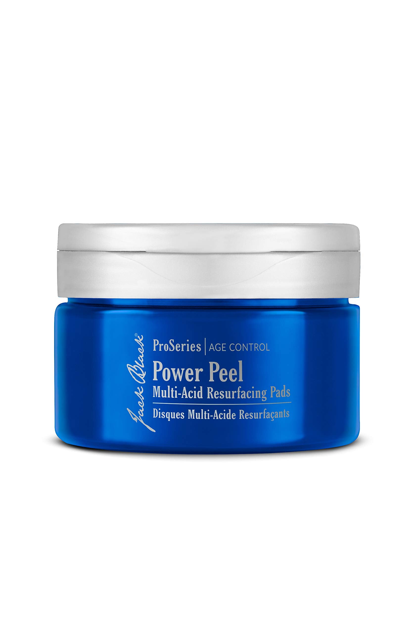 Jack Black Power Peel pad closeup demonstrates exfoliation and pore refinement
