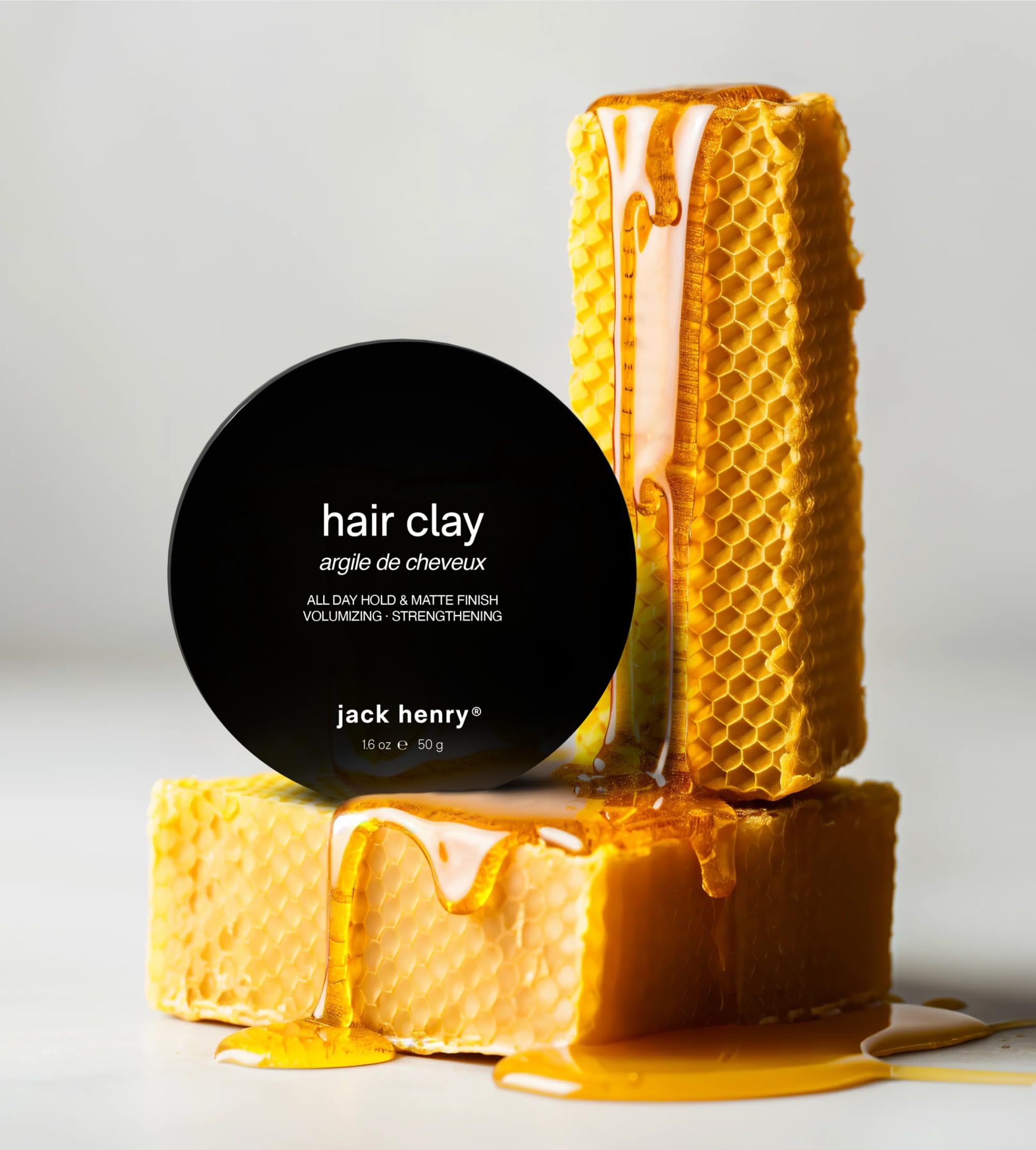 Product label and jar cap showcasing premium packaging and branding.
