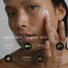 Jack Henry Super Face Cream jar closeup reveals smooth texture suitable for all skin types.