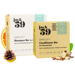 Jack59 shampoo bar pack delivers natural cleansing for normal hair with gentle lather