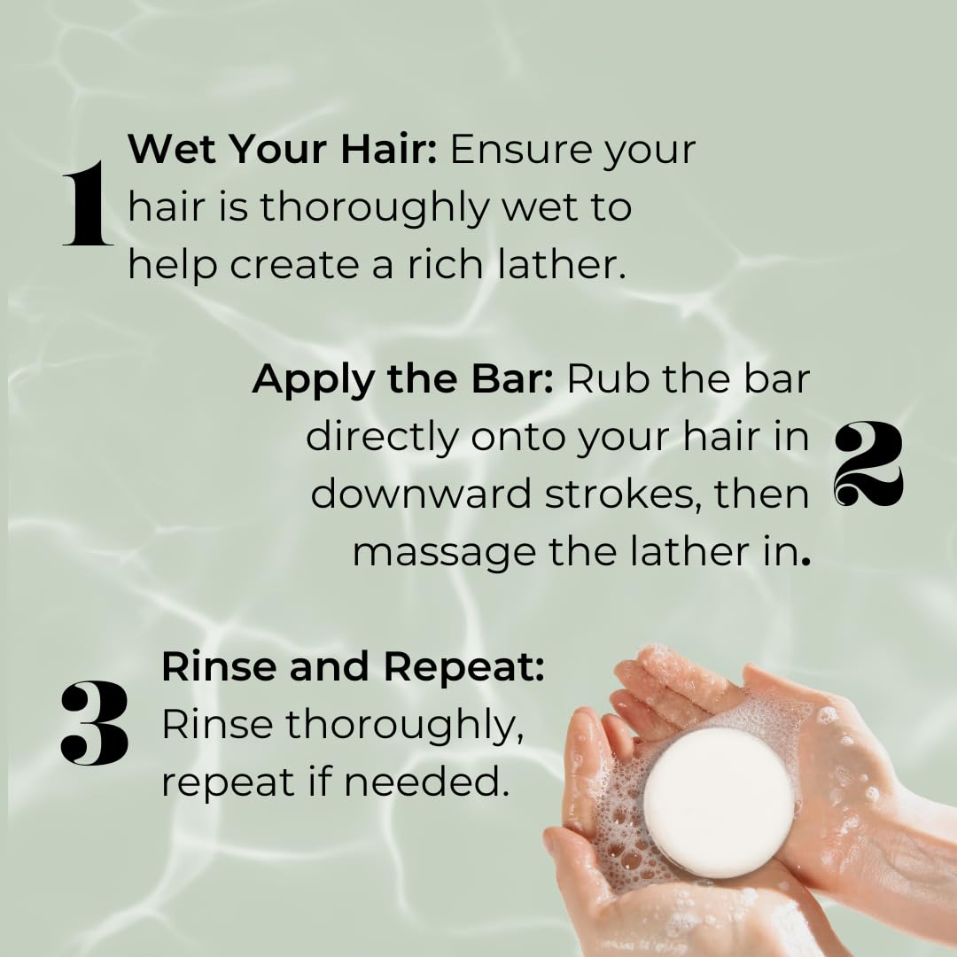 Jack59 shampoo bar delivers soft, shiny, balanced hair without harsh additives.