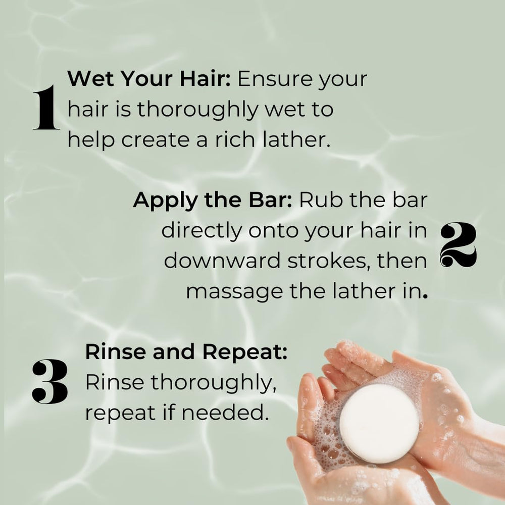 Jack59 shampoo bar delivers soft, shiny, balanced hair without harsh additives.