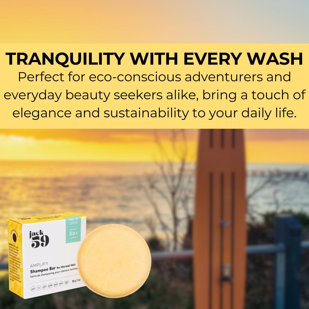 Jack59 shampoo bar helps reduce static for smoother hair